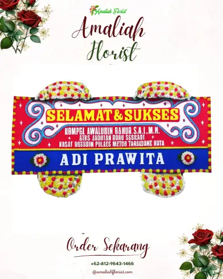 Papan Bunga Ucapan Selamat Karang Dalo